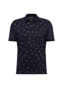 Banana Republic, Herren Poloshirt 'LUX PALM GEO POLO', Navy