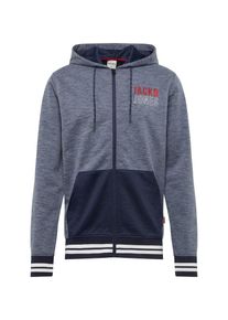Jack & Jones JACK & JONES, Herren Sweatjacke, Marine / Rot / Wei&szlig;