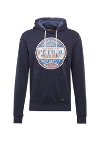 PETROL INDUSTRIES, Herren Sweatshirt, Blau / Nachtblau / Feuerrot / Offwhite