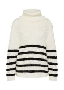 ABOUT YOU, Damen Pullover, Schwarz / Wei&szlig;