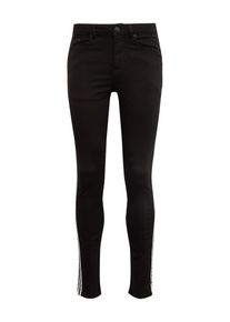 New Look, Herren Jeans 'RPASO 06.04.18 BLACK SKINNY WITH SIDE TAPE', Black Denim