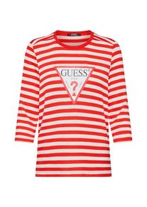 Guess, Damen Shirt, Rosa / Wei&szlig;
