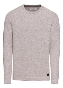 Tom Tailor Denim, Herren Pullover 'Grindel', Taupe / Bordeaux