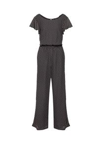 Only, Damen Jumpsuit 'PAIGE LIFE', Schwarz / Wei&szlig;