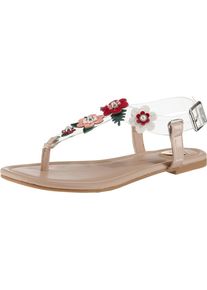 Buffalo, Damen Sandalen, Champagner / Altrosa / Rot / Wei&szlig;