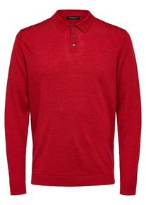 Selected Homme, Herren Poloshirt, Rot
