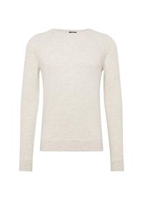 Denham, Herren Sweatshirt 'JV RAGLAN CREW CFJ', Wei&szlig;