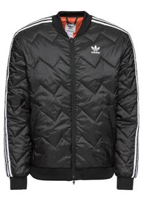 adidas originals, Herren Jacke 'SST Quilted', Schwarz / Wei&szlig;