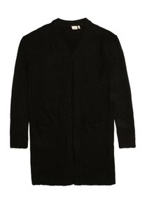 name it, M&auml;dchen Cardigan 'NKFVAFIA LS LONG KNIT CARD NOOS', Schwarz