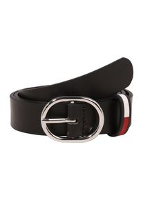 Tommy Jeans, Damen G&uuml;rtel 'TJW FLAG INLAY BELT 3.0', Schwarz