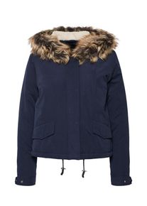 Only, Damen Jacke 'NEW SKYLAR FUR PARKA', Dunkelblau