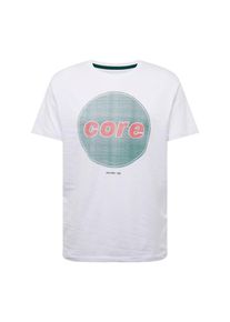 Jack & Jones JACK & JONES, Herren Shirt 'DUSTIN', Gr&uuml;n / Wei&szlig;