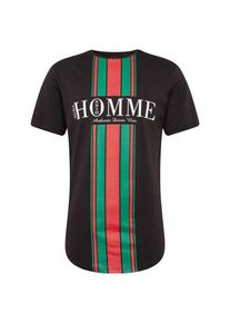 Only & Sons Only & Sons, Herren Shirt 'onsSAND SS LONGY TEE', Gr&uuml;n / Rot / Schwarz