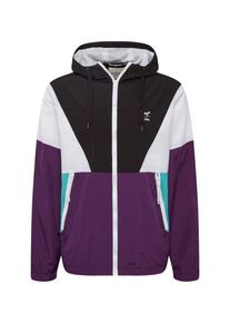 Iriedaily, Herren Jacke 'Get Down', Lila / Schwarz / Wei&szlig;