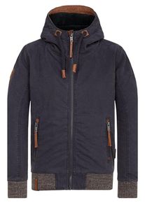Naketano, Herren Winterjacke, Dunkelblau / Braun