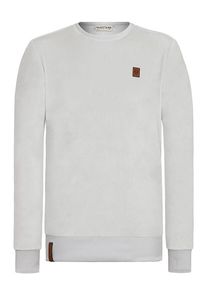 Naketano, Herren Sweatshirt 'Asgardian Mack III', Hellgrau