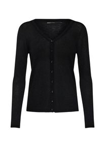 Only, Damen Strickjacke 'onlDARLING L/S V-NECK CARDIGAN KNT', Schwarz