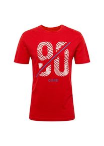 Jack & Jones JACK & JONES, Herren Shirt 'BOOSTER TEE', Blau / Rot / Wei&szlig;