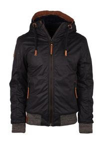 Naketano, Herren Winterjacke 'Gingerbread Man', Schwarz