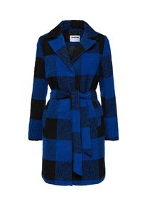 Noisy may, Damen Mantel, Blau / Schwarz