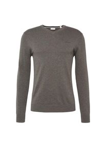 Esprit, Herren Pullover 'Basic CO V-nk', Taupe