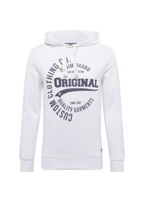 Tom Tailor Denim, Herren Sweatshirt, Blau / Wei&szlig;