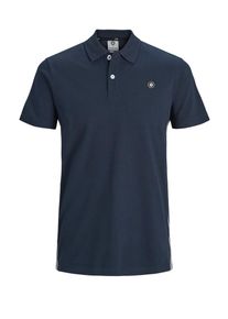 Jack & Jones JACK & JONES, Herren Poloshirt, Nachtblau / Schwarz / Wei&szlig;