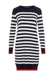 V&eacute;ro Moda VERO MODA, Damen Strickkleid, Nachtblau / Rot / Wei&szlig;