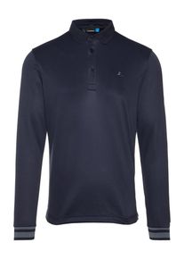 J. Lindeberg J.Lindeberg, Herren 'Olle LS Slim TX' Peached Poloshirt, Dunkelblau