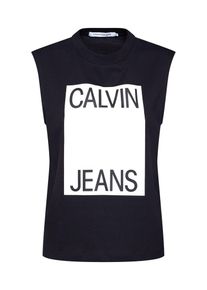 Calvin Klein Jeans, Damen Top, Schwarz