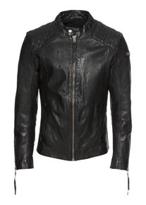 tigha, Herren Lederjacke 'Nero', Schwarz