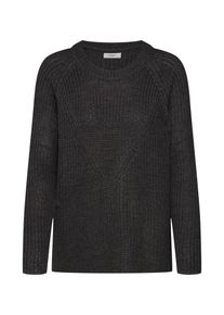 Jacqueline de Yong, Damen Strickpullover, Dunkelgrau