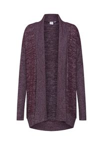 GAP, Damen Strickjacke, Burgunder / Wei&szlig;