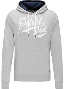PETROL INDUSTRIES, Herren Sweatshirt, Grau / Wei&szlig;