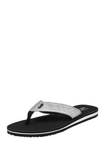 Tommy Jeans, Damen Slipper 'SEA 23Y', Schwarz / Silber