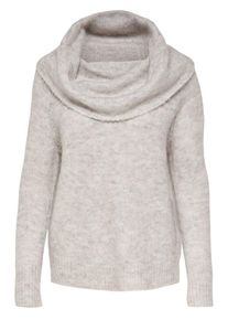Only, Damen Strickpullover 'ONLBergen', Naturwei&szlig;