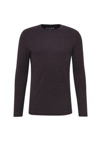 Review, Herren Shirt 'LS WAFFLE', Anthrazit