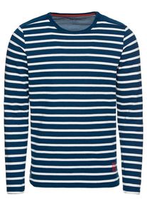 Pepe Jeans, Herren Pullover 'Bolly', Dunkelblau / Wei&szlig;