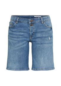 EDC by Esprit, Damen Shorts, Blue Denim