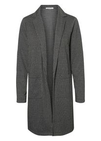 Pieces, Damen Blazer, Anthrazit / Wei&szlig;