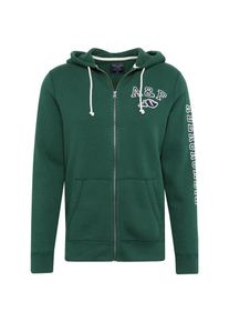 Abercrombie & Fitch Abercrombie & Fitch, Herren Sweatjacke 'ATHLETIC CLUB FULLZIP EXT', Gr&uuml;n