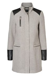 V&eacute;ro Moda VERO MODA, Damen Wolljacke, Grau / Schwarz