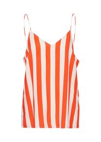 Vila, Damen Top, Creme / Orange