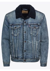 Levi's LEVI'S, Herren Jeansjacke 'TYPE 3 SHERPA TRUCKER', Blue Denim