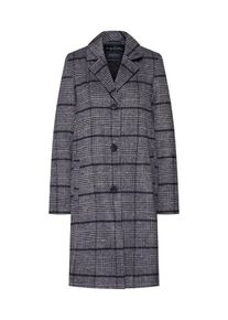 Funky Buddha, Damen Mantel 'COAT', Dunkelgrau / Schwarz