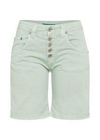 PLEASE, Damen Jeans Shorts 'P88A', Pastellgrün