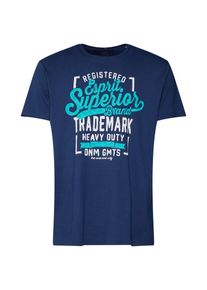 Esprit, Herren Shirt, Navy / T&uuml;rkis