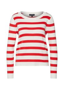 Selected Femme, Damen Pullover, Rot / Wei&szlig;