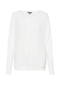 Street One, Damen Bluse 'chiffon mat-mix shirt', Wei&szlig;