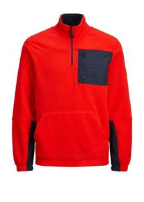 Jack & Jones JACK & JONES, Herren Sweatshirt, Navy / Hellrot